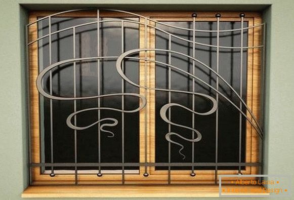 Незвичайні металеві віконні решітки для захисту