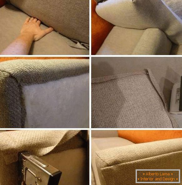 Як замінити оббивку дивана - покрокове фото