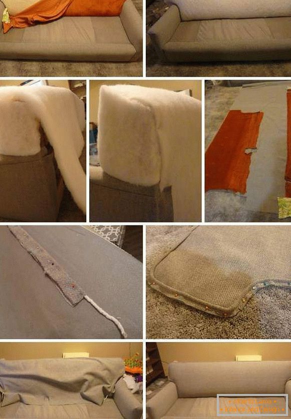 Реставрація м'яких меблів - ідеї для перетяжки дивана