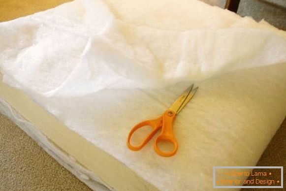Реставрація старої м'яких меблів - наповнення подушок