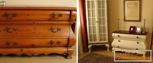 Фарбування меблів - реставрація старого комода