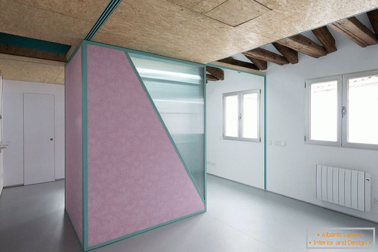 Дивовижний проект квартири: трансформована кімната в складеному вигляді
