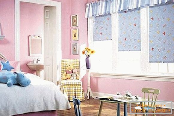 рулонні штори в дитячу кімнату для дівчинки, фото 22