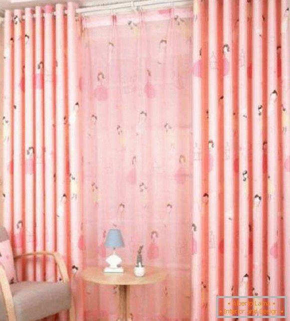 штори в дитячу кімнату для дівчинки підлітка, фото 29