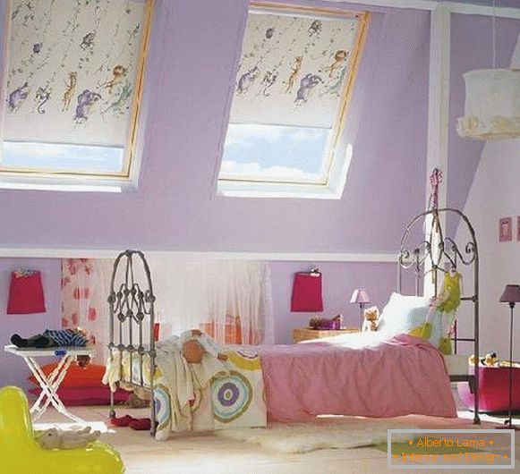 ідеї штор для дитячої кімнати дівчинки, фото 9
