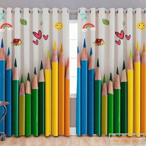 ідеї штор для дитячої кімнати хлопчика, фото 11