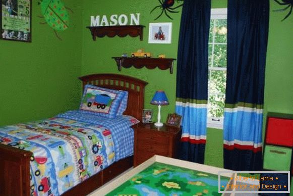дитяча кімната штори для хлопчиків дизайн фото, фото 29