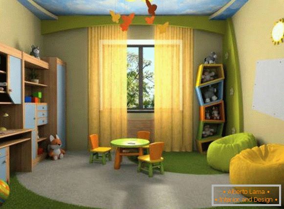 дизайн штор для дитячої кімнати для хлопчика, фото 3