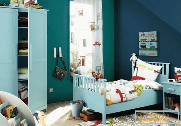 дитяча кімната штори для хлопчиків дизайн фото, фото 9