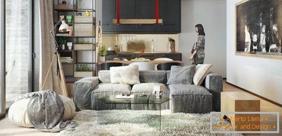 Скандинавський стиль в інтер'єрі квартири - фото реальних жител