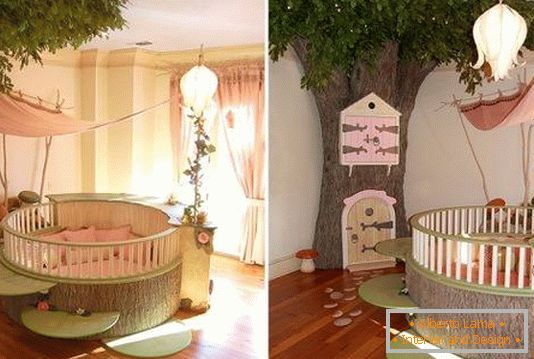 Будиночок лісової феї в дитячій кімнаті