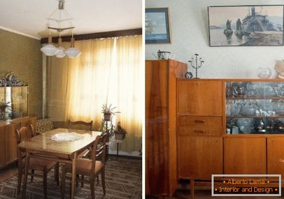 Радянська меблі для вітальні 50-70-х років