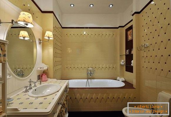 ванна кімната в класичному стилі, фото 1
