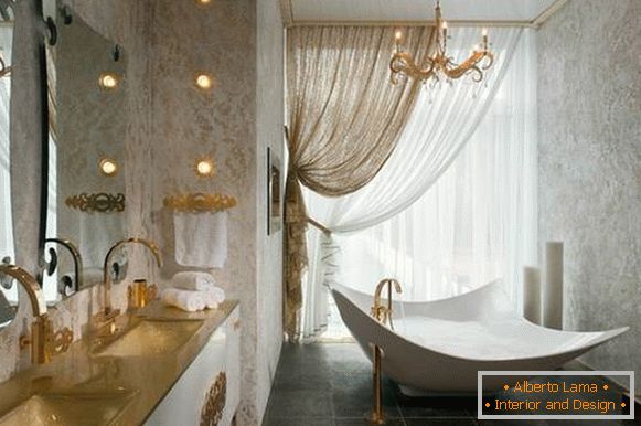 люстра в ванну кімнату в класичному стилі, фото 17