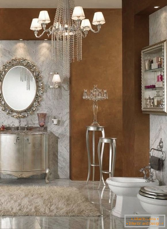 люстра в ванну кімнату в класичному стилі, фото 19