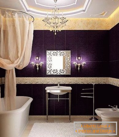 Ванна кімната в класичному стилі фото