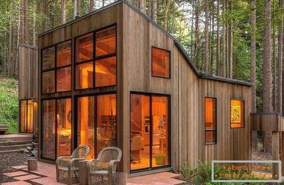 Сучасний дерев'яні будинки - кращі фото і проекти на 2016 рік