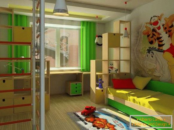 інтер'єр дитячої кімнати для хлопчика 5 років, фото 9
