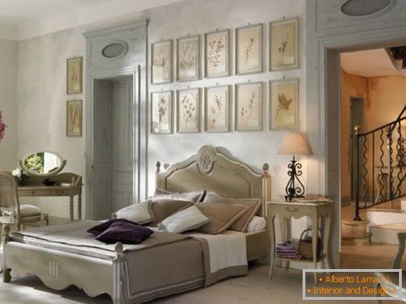 Інтер'єр спальні прованс - фото з ідеями оформлення
