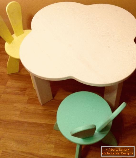 Дитячий стіл з фанери, фото 58