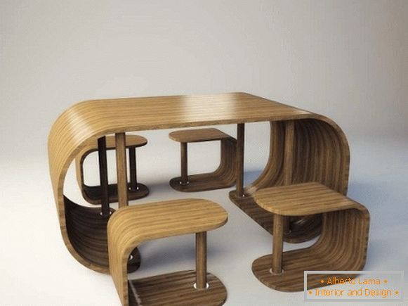 Креативний стіл з фанери, фото 9