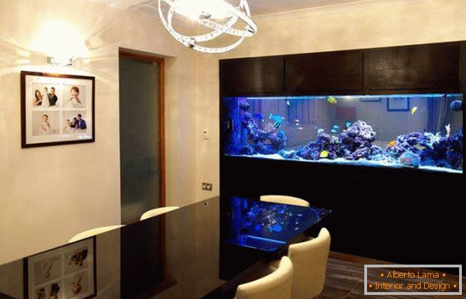 Вбудований акваріум в інтер'єрі