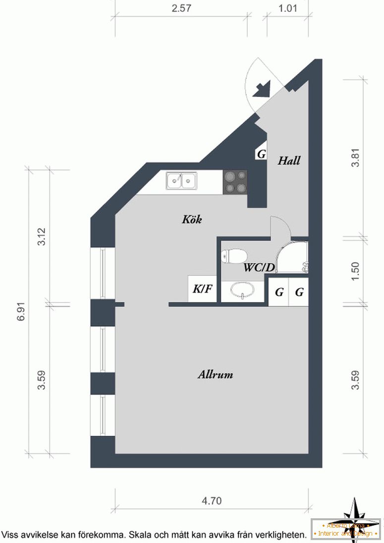 Планування маленької квартири