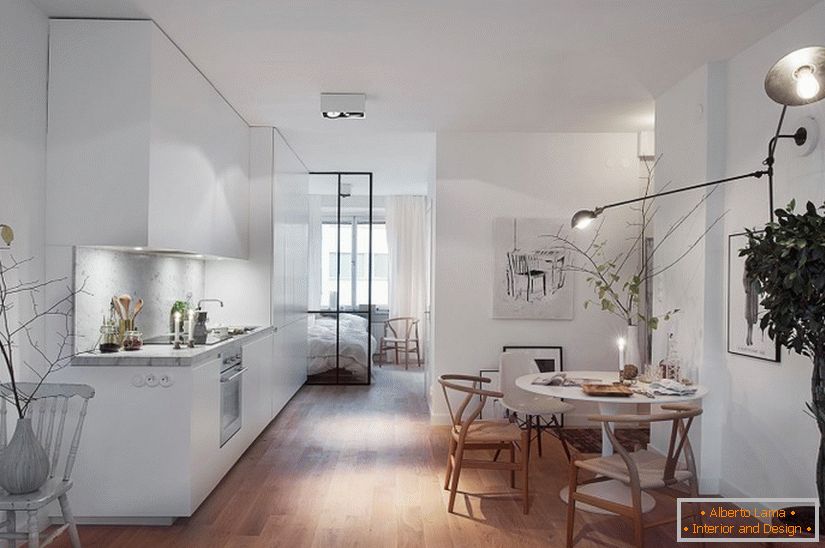Дизайн інтер'єру квартири в Швеції