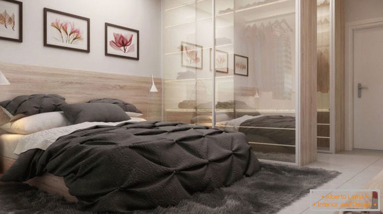 текстурована спальня-дизайн