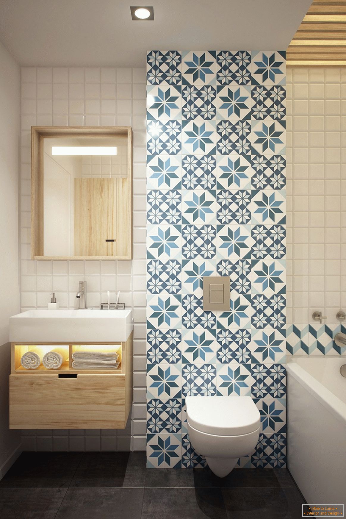 Дизайн ванної в скандинавському стилі