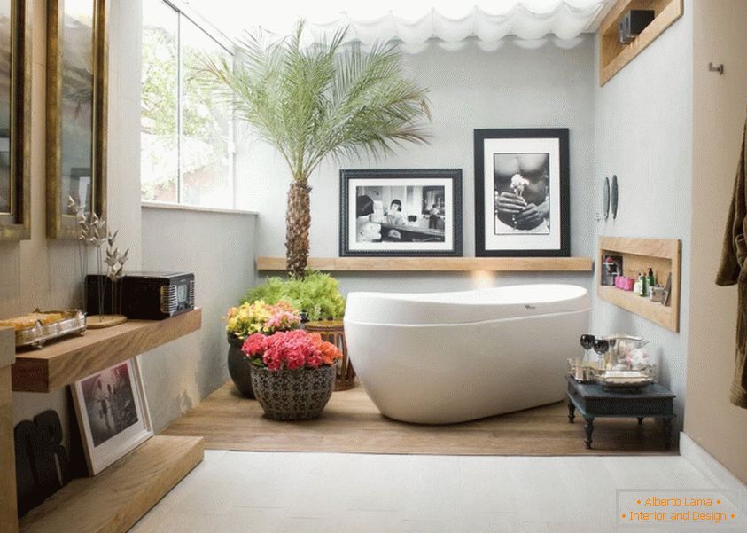 Розкішний дизайн сучасної ванної кімнати