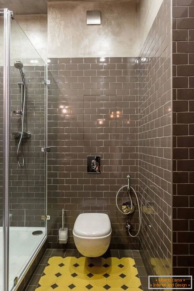 Інтер'єр ванної кімнати з душовою кабіною