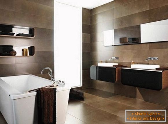 красивий дизайн ванних кімнат в приватних будинках, фото 15