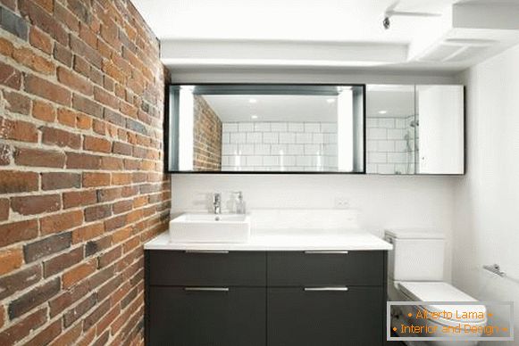 Сучасні меблі для ванної кімнати в стилі лофт