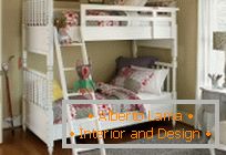 варіанти дизайну детской комнаты с двухъярусной кроватью