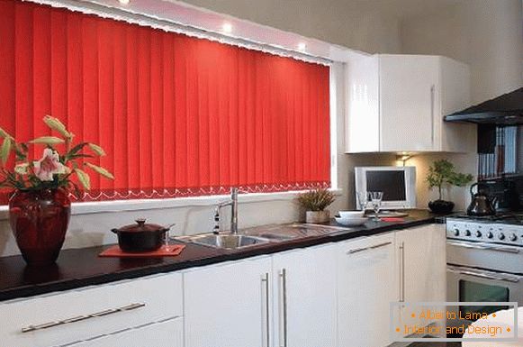 жалюзі на вікна вертикальні тканинні на кухню, фото 15