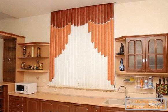 жалюзі на вікна вертикальні тканинні на кухню, фото 16