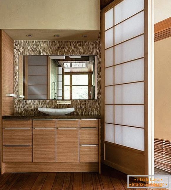 Дизайн ванної в японському стилі