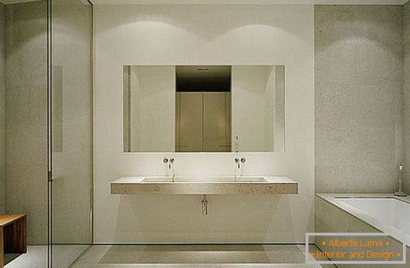 Мінімалістський дизайн ванної кімнати