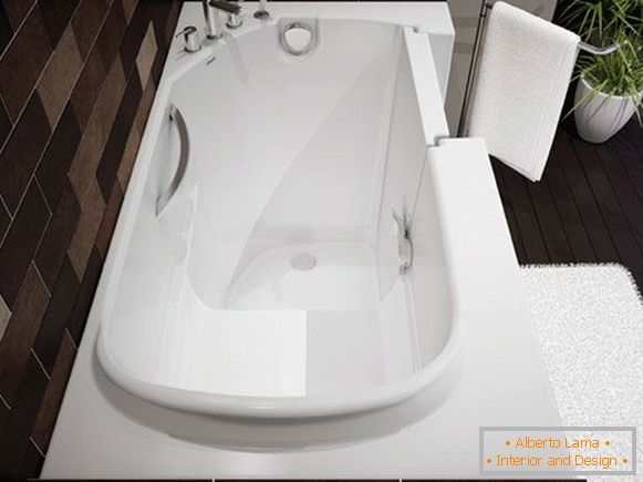 Дизайнерська прямокутна ванна