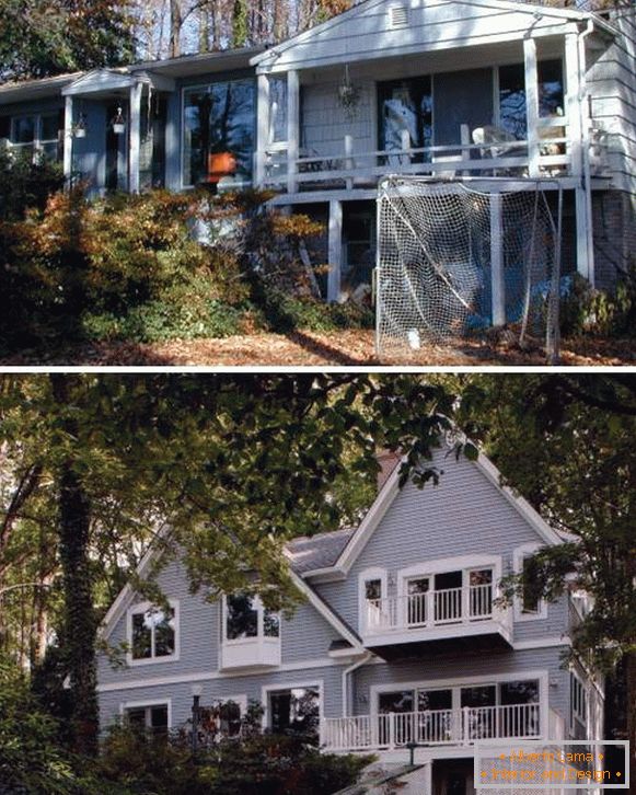 Як зробити другий поверх в приватному будинку - фото до і після