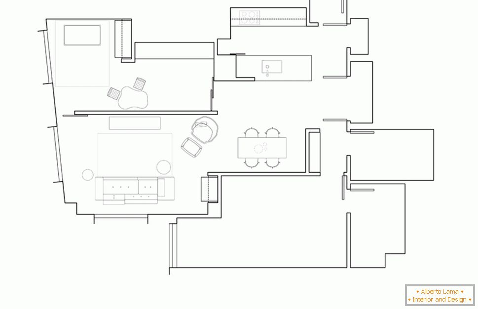 Планування квартири з відкритим плануванням