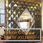 Дзеркальне панно на стіну - 55 фото ідей в інтер'єрі